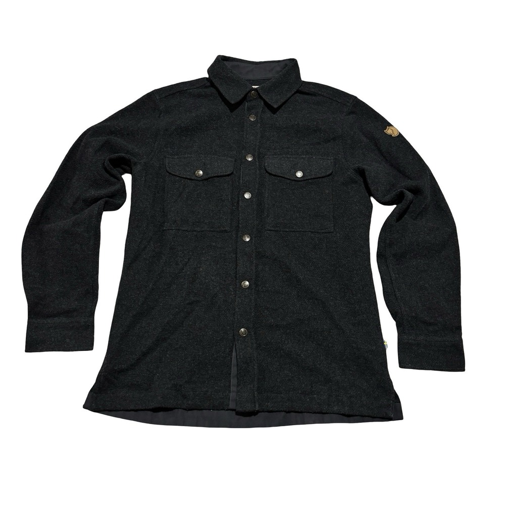 FJALL RAVEN CANADA SHIRT GRAY 90654 Men's Size Medium 20.5 x 29